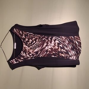 Sleeveless Animal Print Calvein Klein 2X